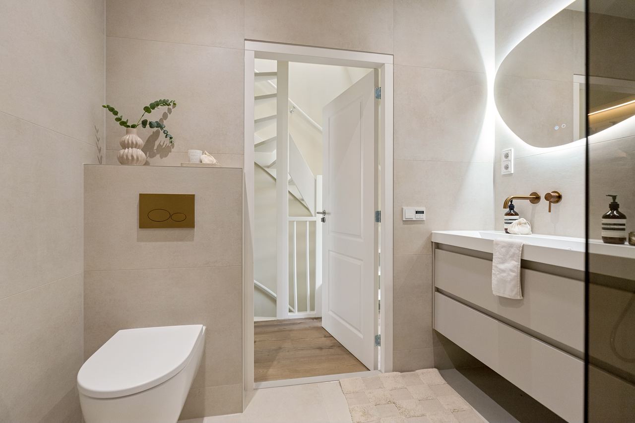 Badkamer met toilet
